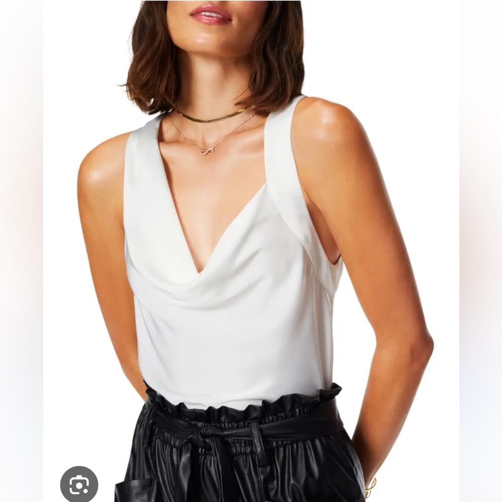 Ramy Brook Lanna Sleeveless Cowl-Neck Top Size Small